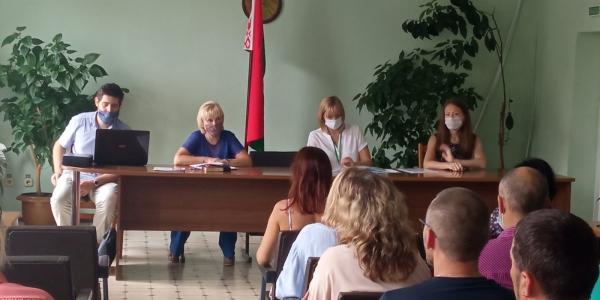 Встреча трудового коллектива с сотрудниками инспекции по Октябрьскому району г. Могилева